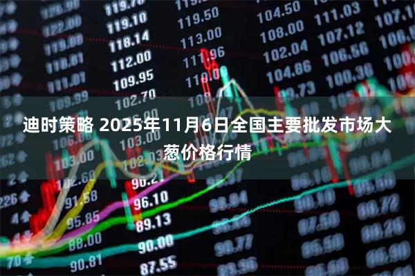 迪时策略 2025年11月6日全国主要批发市场大葱价格行情